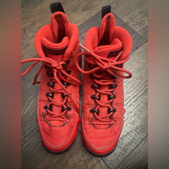 Nike Jordan Youth Air 9 Retro Chile Red Size 4 - Picture 6 of 6